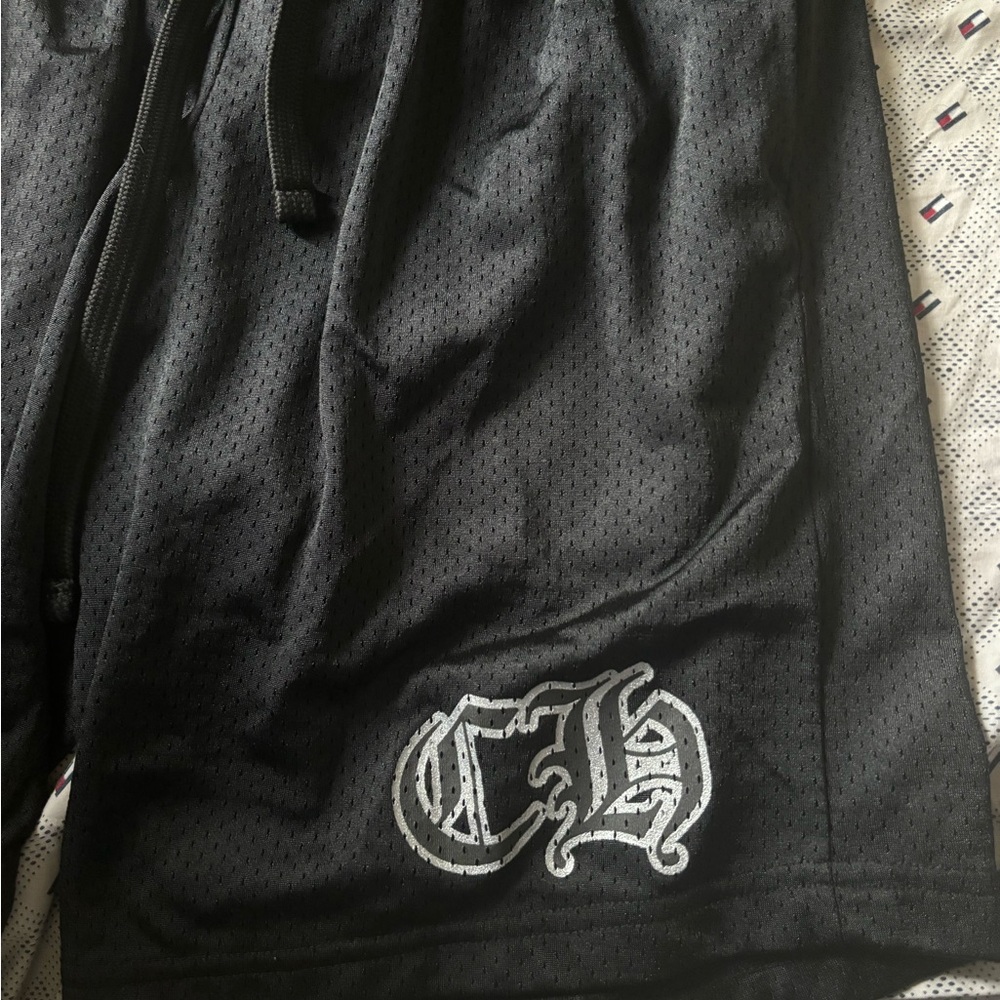 Chrome Heart Mesh Shorts Small Black